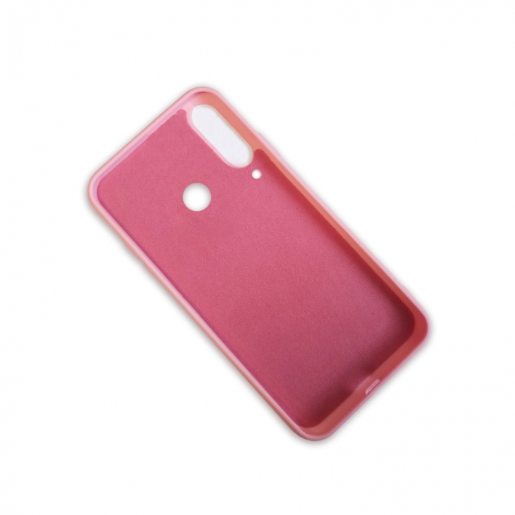 Накладка Soft Silicone Case для Huawei P40 Lite E Pink-1